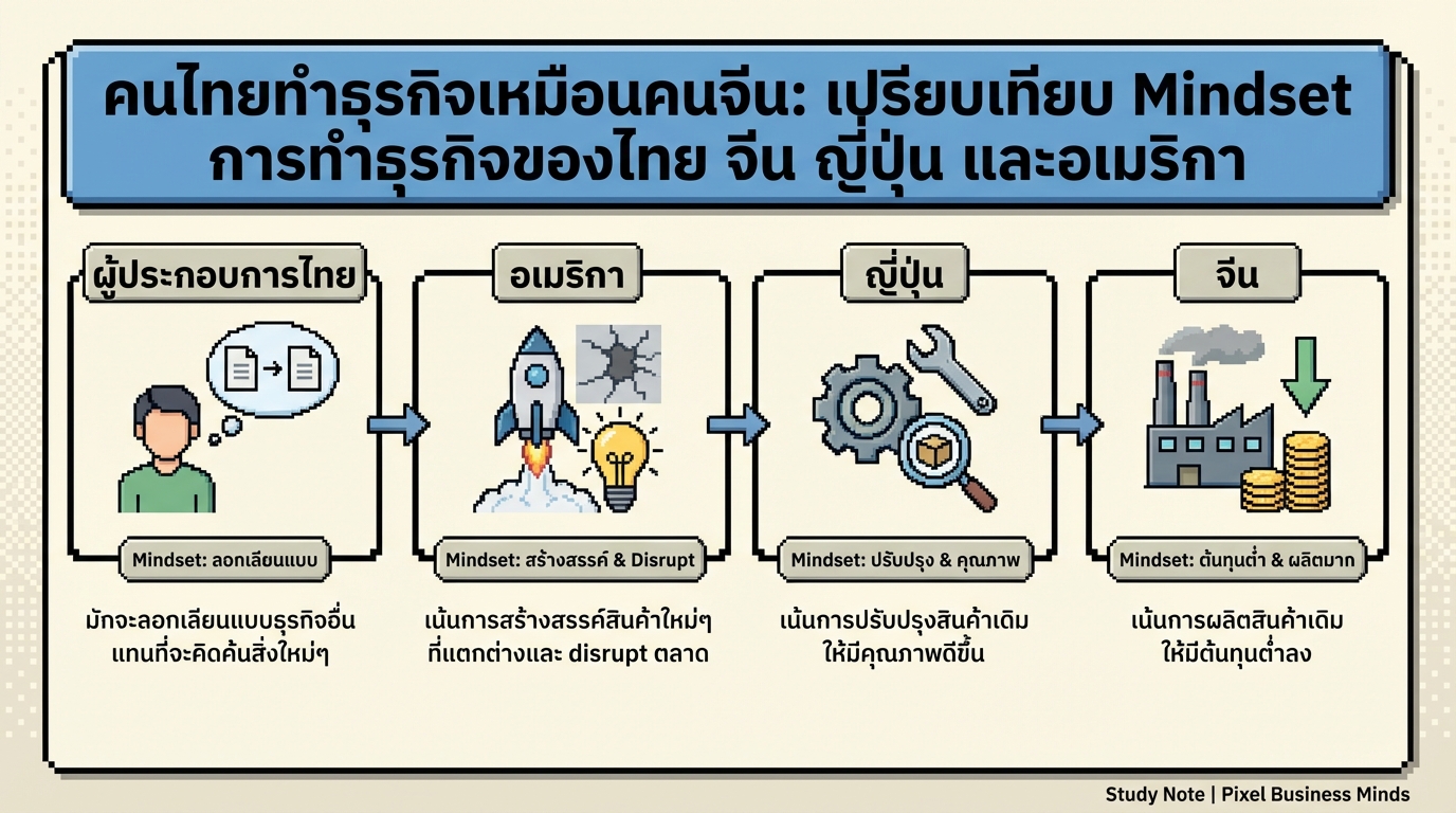 คนไทยทำธุรกิจเหมือนคนจีน: Mindset การทำธุรกิจที่ควรรู้