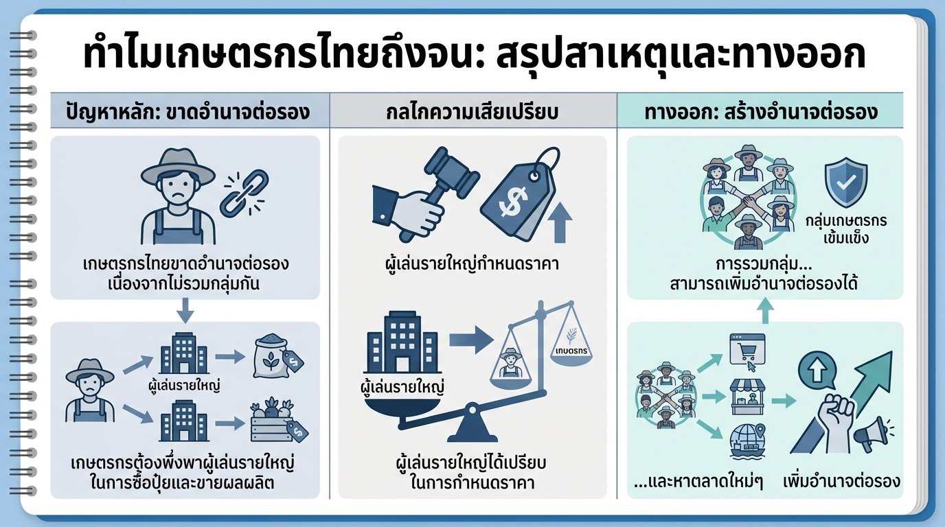 ทำไมเกษตรกรไทยถึงจน: สาเหตุและทางออกเพื่ออนาคต #เกษตรกรไทย