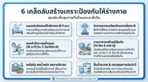 6 เคล็ดลับสร้างเกราะป้องกันให้ร่างกาย กับคุณหมอแอมป์ #BDMSWellnessClinic