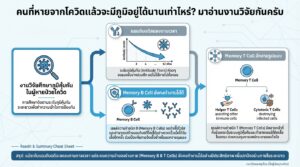ภูมิคุ้มกันหลังหายโควิด: งานวิจัยเผยอยู่ได้นานแค่ไหน?