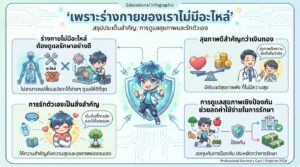 เพราะร่างกายของเราไม่มีอะไหล่: ดูแลสุขภาพเชิงป้องกัน by หมอแอมป์