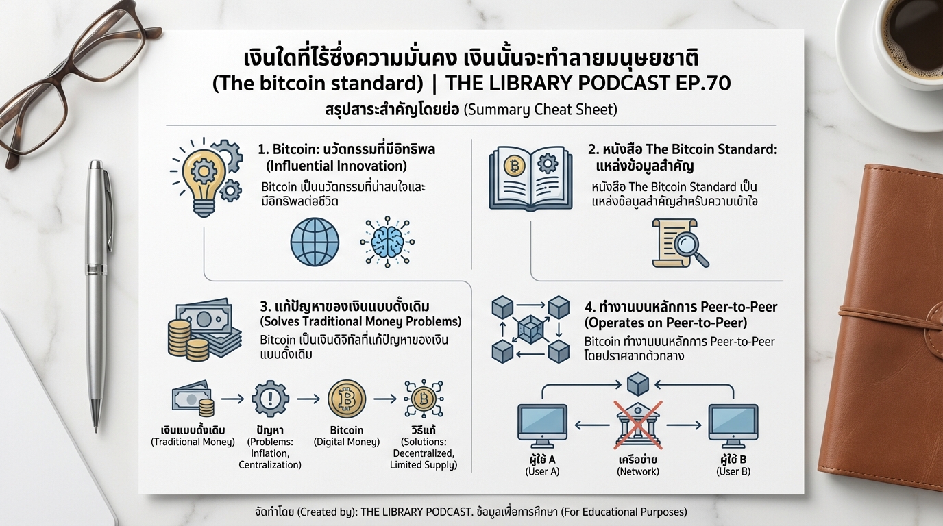 เงินใดที่ไร้ซึ่งความมั่นคง เงินนั้นจะทำลายมนุษยชาติ (The bitcoin standard)