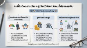คนที่ไม่ต้องการเงินกู้เงินง่ายกว่า? ความจริงเบื้องหลังการเงิน