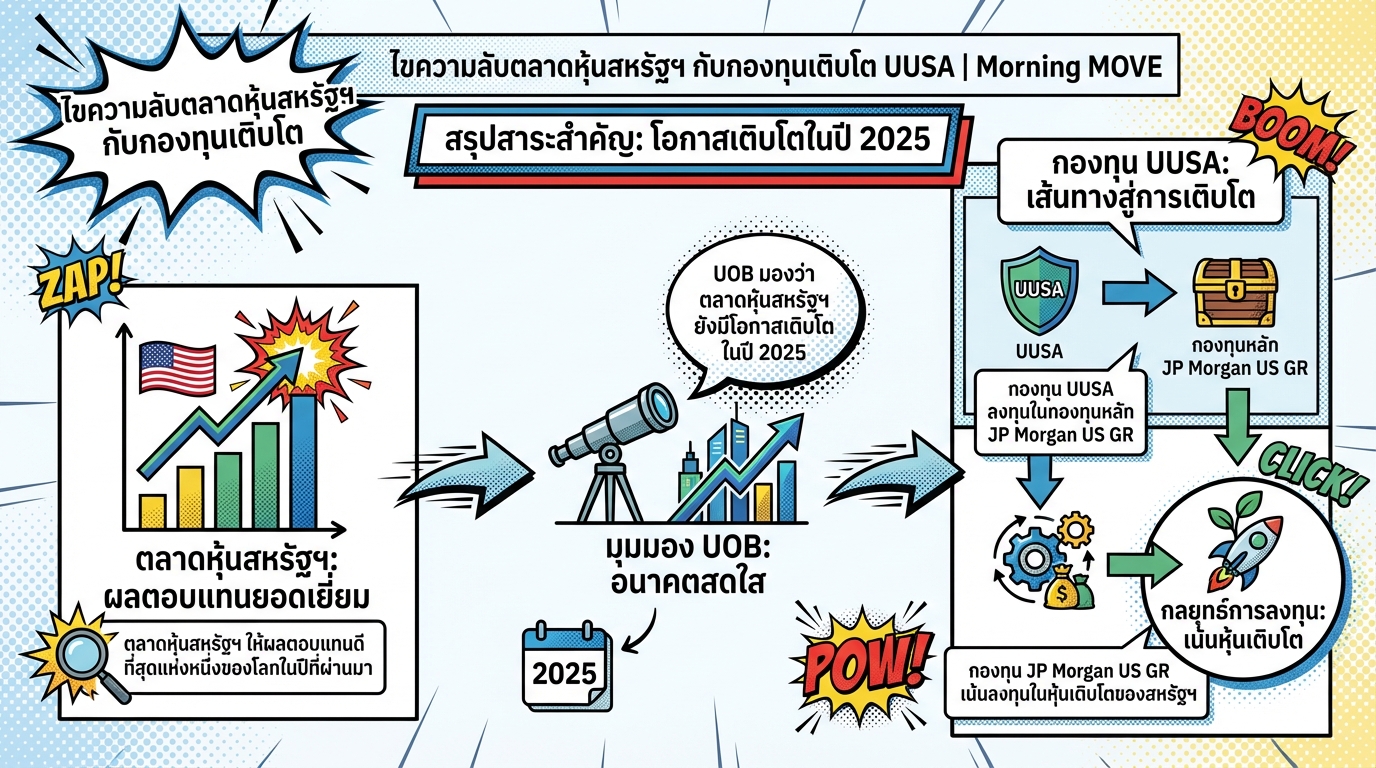 ไขความลับตลาดหุ้นสหรัฐฯ กับกองทุน UUSA | Morning MOVE