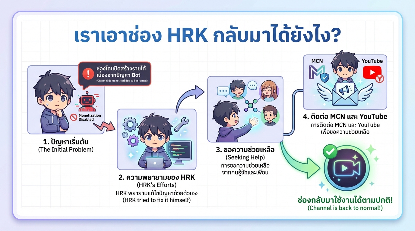 เราเอาช่อง HRK กลับมาได้ยังไง? เปิดเบื้องหลังการกู้ชีพช่องดัง