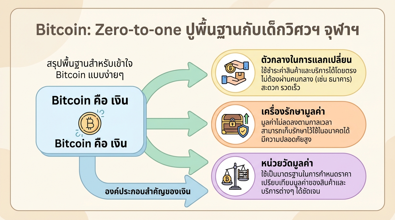 Bitcoin: Zero-to-one ปูพื้นฐานสำหรับเด็กวิศวฯ จุฬาฯ