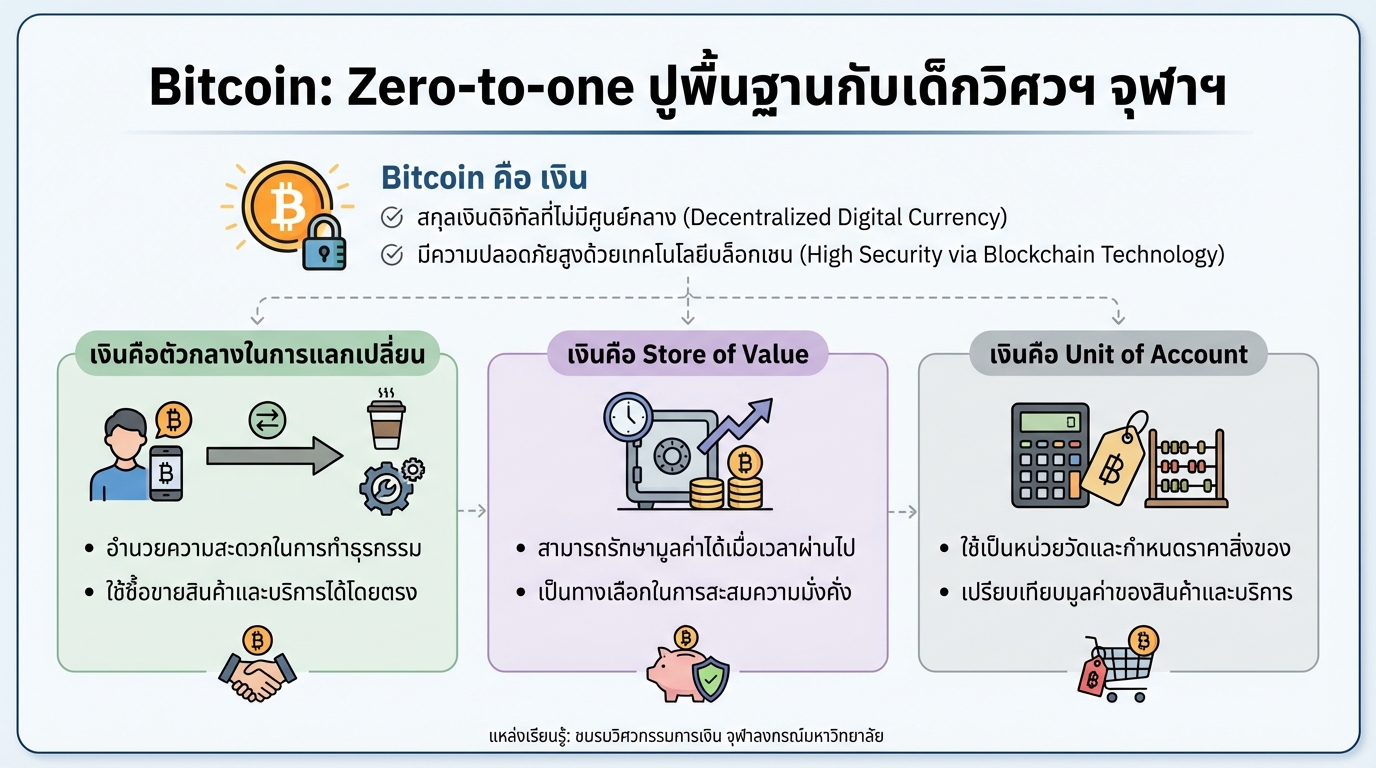 Bitcoin: Zero-to-one ปูพื้นฐานกับเด็กวิศวฯ จุฬาฯ | การงง การเงิน