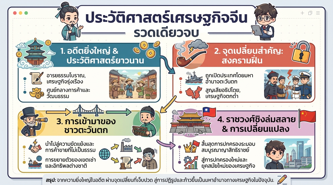 ประวัติศาสตร์เศรษฐกิจจีน รวดเดียวจบ | The Secret Sauce MEDLEY #45