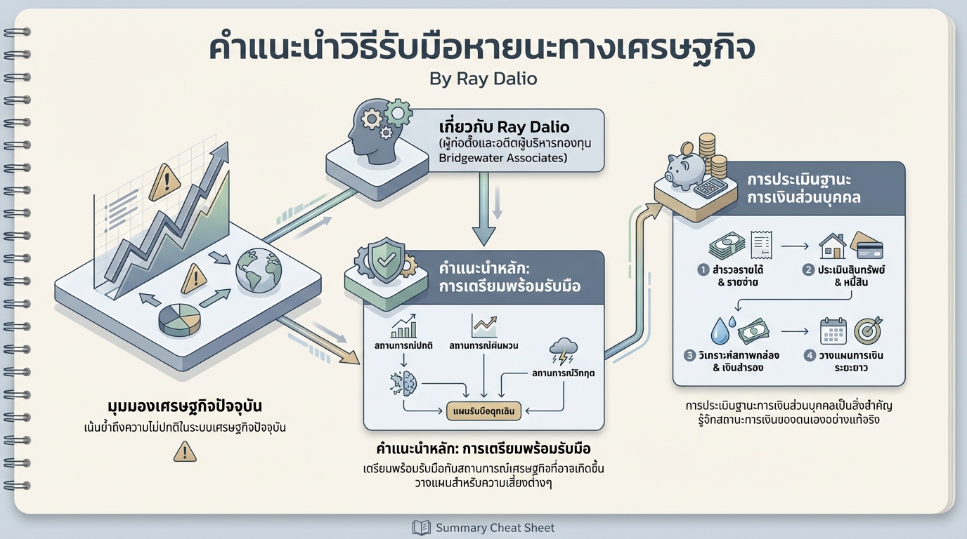 คำแนะนำวิธีรับมือหายนะทางเศรษฐกิจ By Ray Dalio ฉบับสมบูรณ์