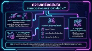 ความเครียดสะสม ส่งผลต่อร่างกายเราอย่างไรบ้าง? ไขความลับสุขภาพ