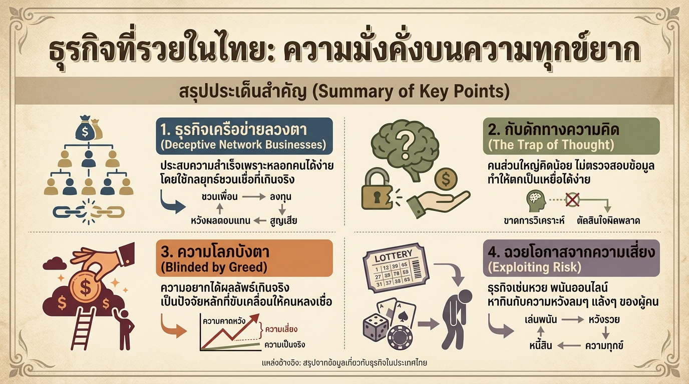 ธุรกิจที่รวยในไทย: ความทุกข์ยากของคนจน #ยีราฟพารวย