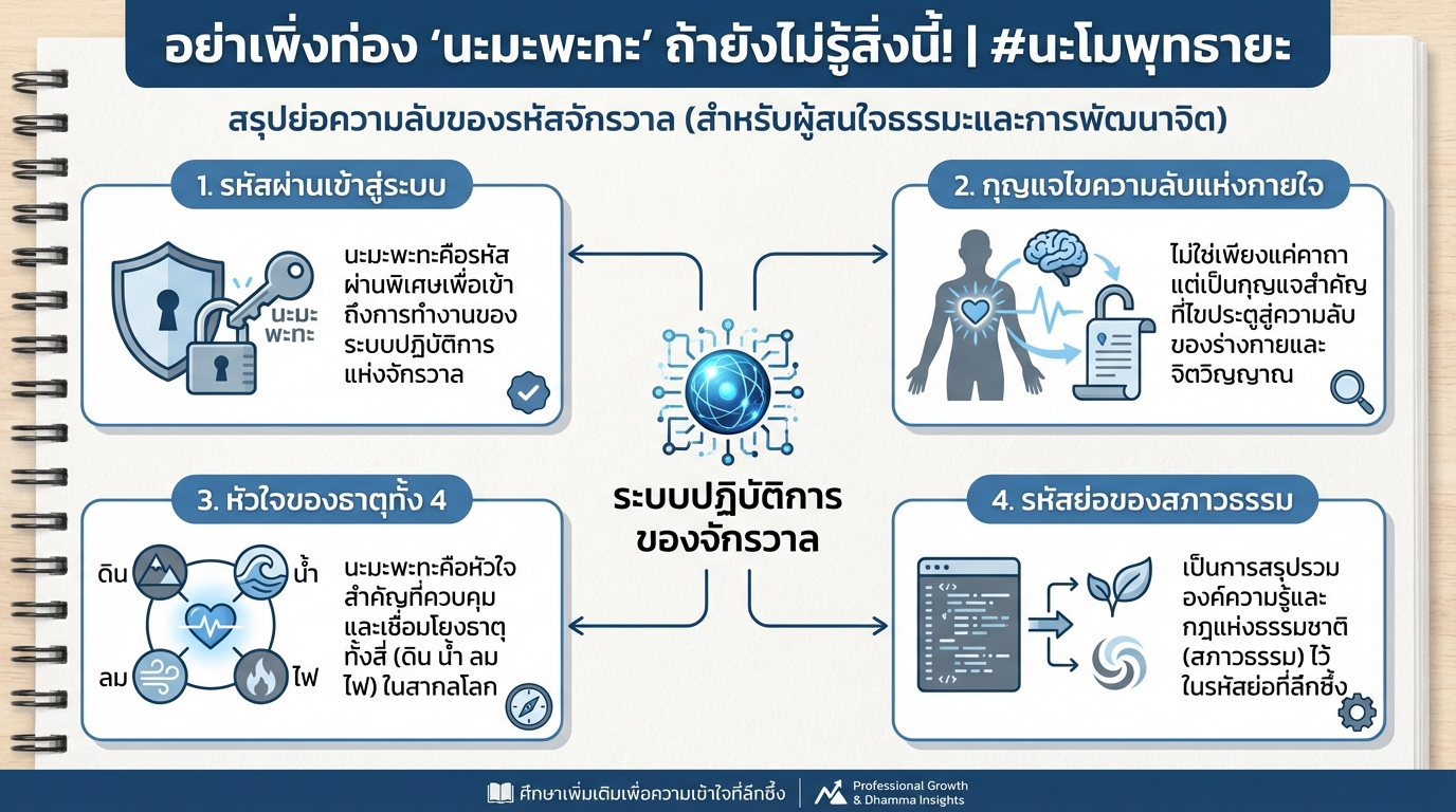 อย่าเพิ่งท่อง “นะมะพะทะ” ถ้ายังไม่รู้สิ่งนี้! I #นะโมพุทธายะ