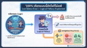 100% เถียงแบบนี้ยังไงก็ไม่แพ้ (และไม่ชนะด้วย) | Logical Fallacy