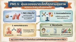 PM2.5: ฝุ่นละอองขนาดเล็กที่คุกคามสุขภาพ