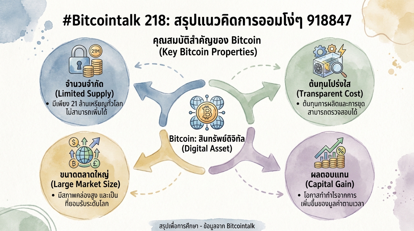 #Bitcointalk 218 ออมโง่ๆ 918847: บทเรียน Bitcoin Crash และอิสรภาพทางการเงิน
