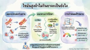 ไขมันสูงถ้าไม่กินยาจะเป็นยังไง: ผลกระทบและทางเลือกในการรักษา