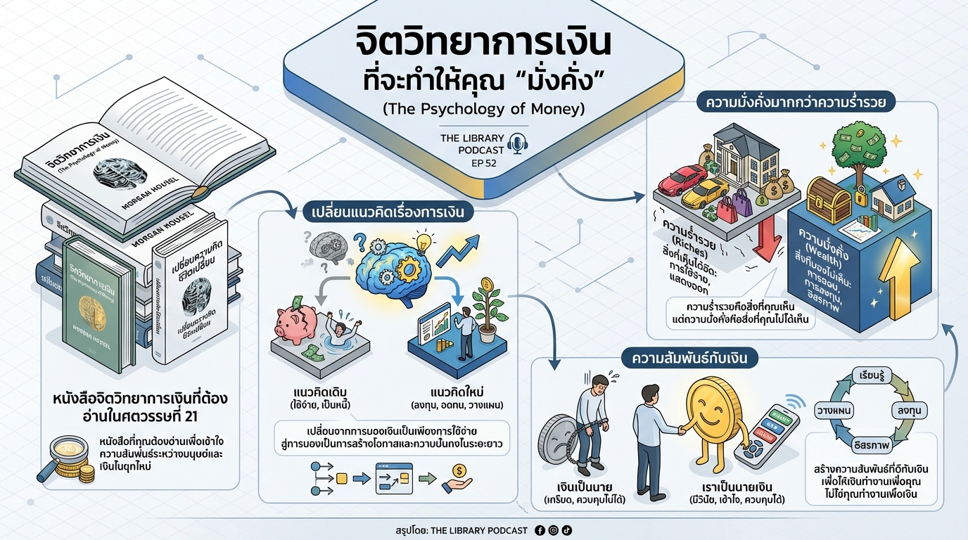 จิตวิทยาการเงิน ที่จะทำให้คุณ “มั่งคั่ง” (The psychology of money)