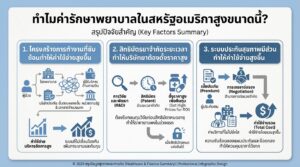 ทำไมค่ารักษาพยาบาลในสหรัฐอเมริกาสูง? เจาะลึกต้นทุนและระบบ