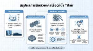สรุปผลการสืบสวนเคสเรือดำน้ำ Titan: เจาะลึกโศกนาฏกรรมใต้ทะเล