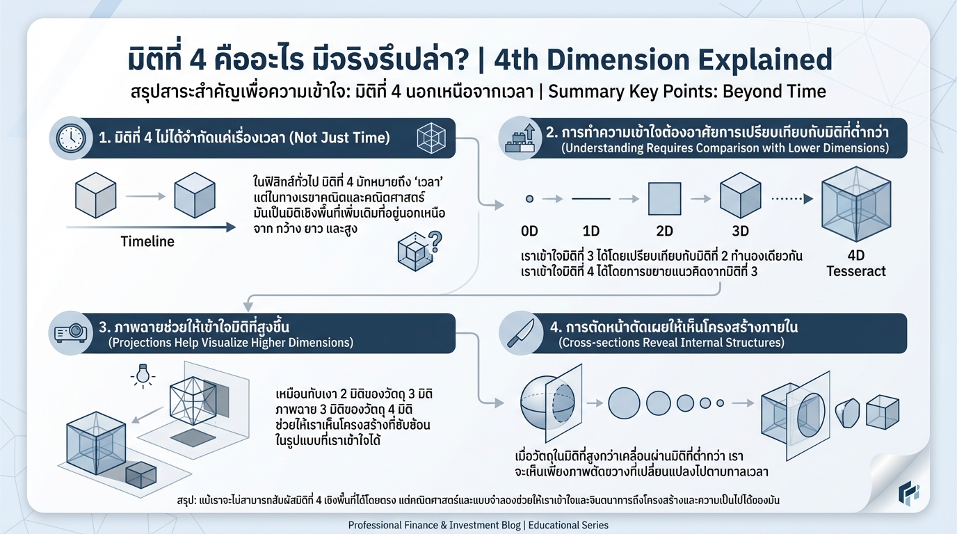 มิติที่ 4 คืออะไร มีจริงรึเปล่า? | 4th Dimension Explained