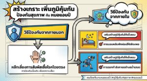 สร้างเกราะป้องกัน COVID 19 เสริมภูมิคุ้มกันกับ หมอแอมป์