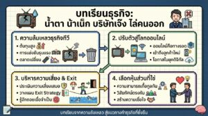 น้ำตา น้าเน็ก บริษัทเจ๊ง บทเรียนธุรกิจจากความล้มเหลว