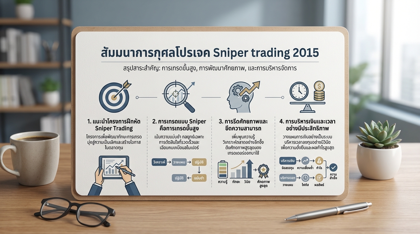 สัมมนาการกุศลโปรเจค Sniper Trading 2015: เจาะลึกเทคนิคการเทรดขั้นสูง