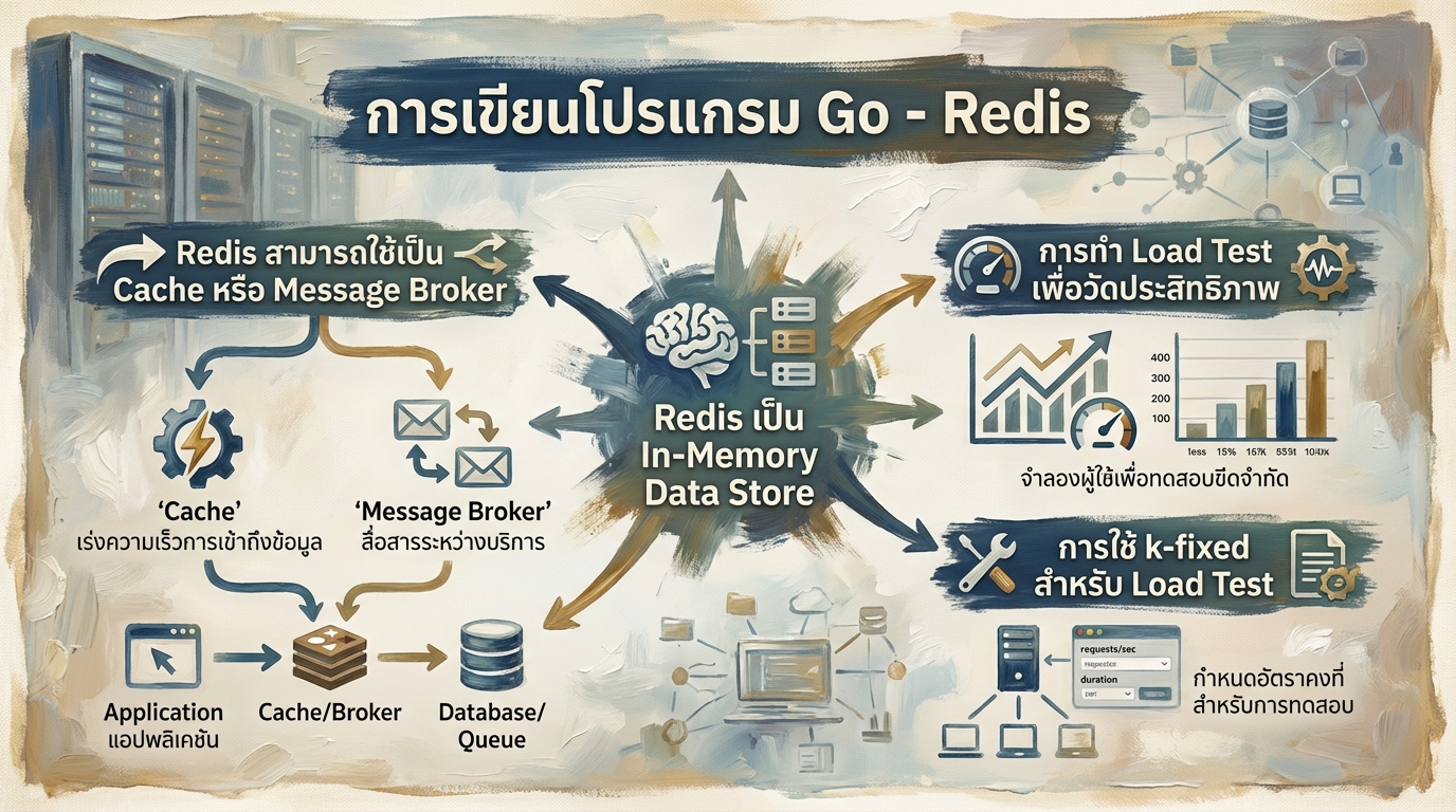 Go Programming – Redis: คู่มือฉบับสมบูรณ์