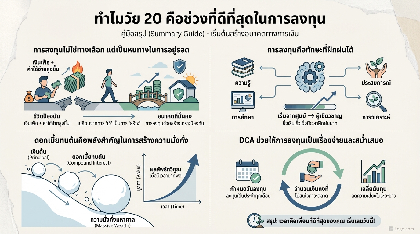 ทำไมวัย 20 คือช่วงที่ดีที่สุดในการลงทุน l NEW GEN INVESTOR EP.1