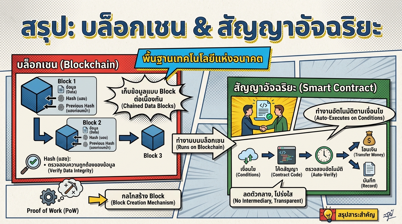 Blockchain & Smart Contract: ทำความเข้าใจเทคโนโลยีแห่งอนาคต