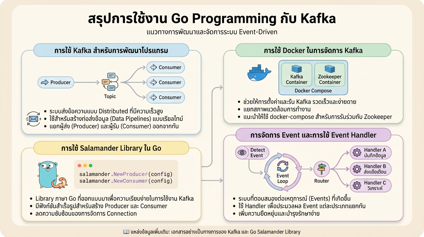 Go Programming – Kafka: คู่มือฉบับสมบูรณ์สำหรับนักพัฒนา