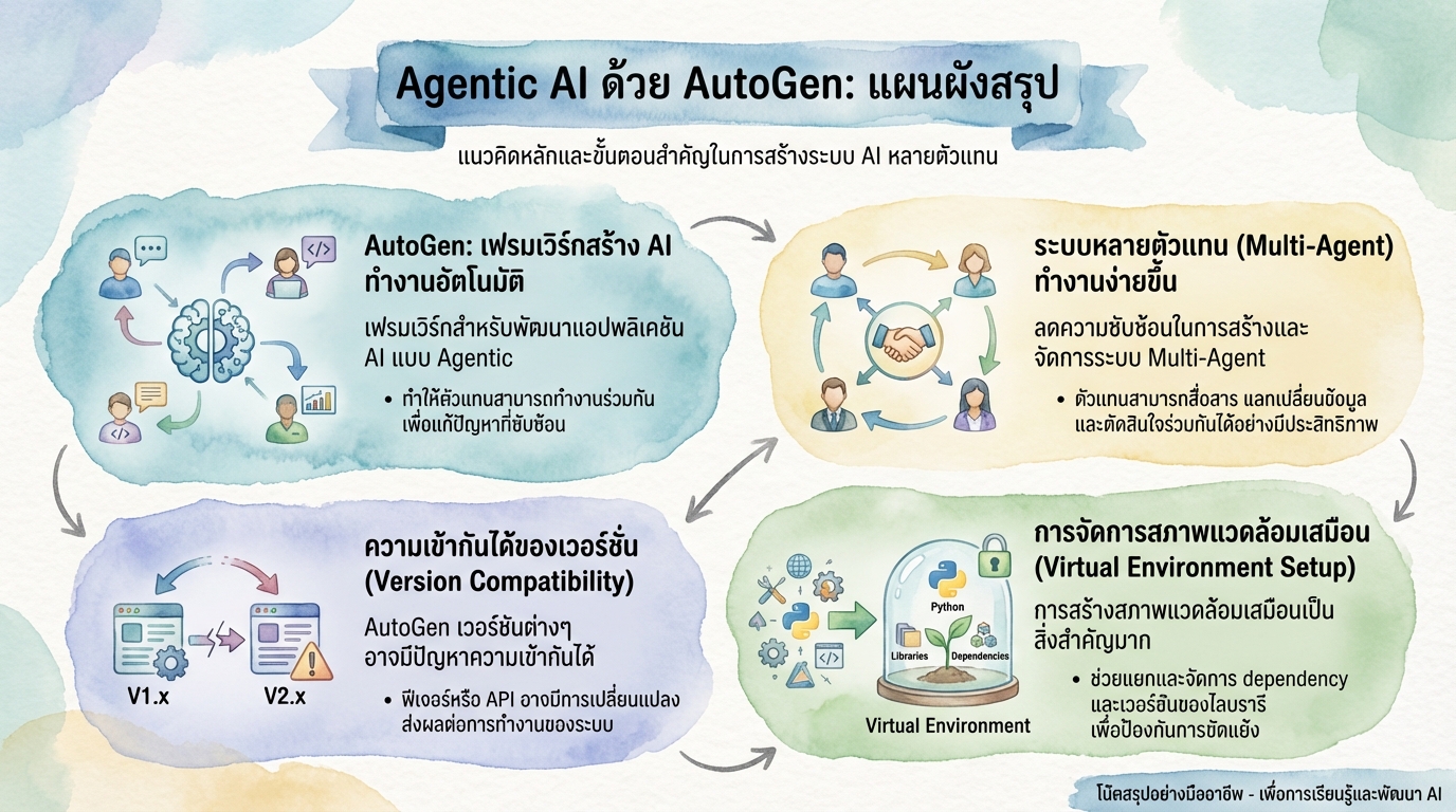 Agentic AI with AutoGen: สร้างแอปพลิเคชัน AI สุดล้ำ