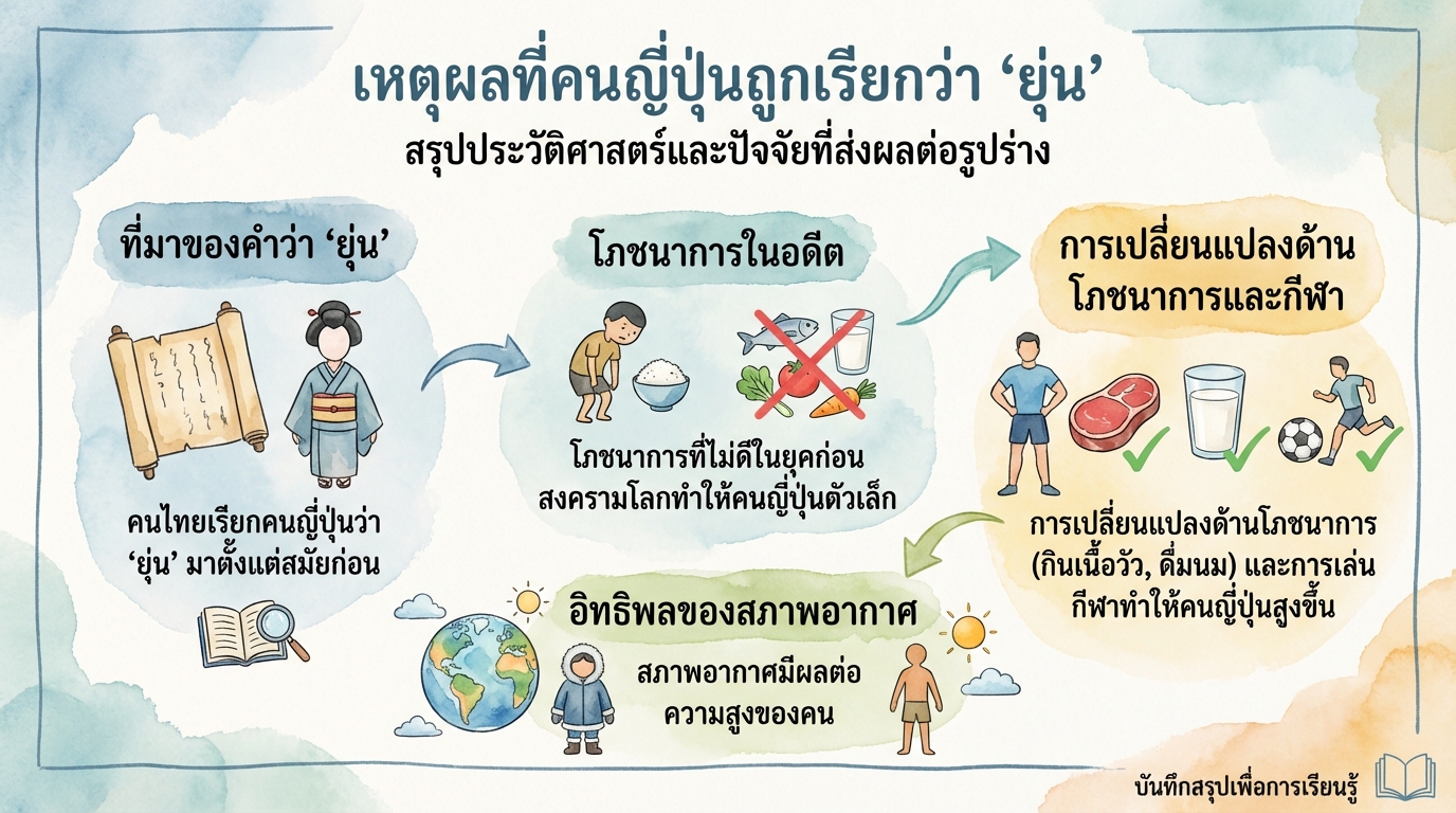 เหตุผลที่คนญี่ปุ่นถูกเรียกว่า ‘ยุ่น’ และความสูงที่เปลี่ยนไป #thestandardwealth