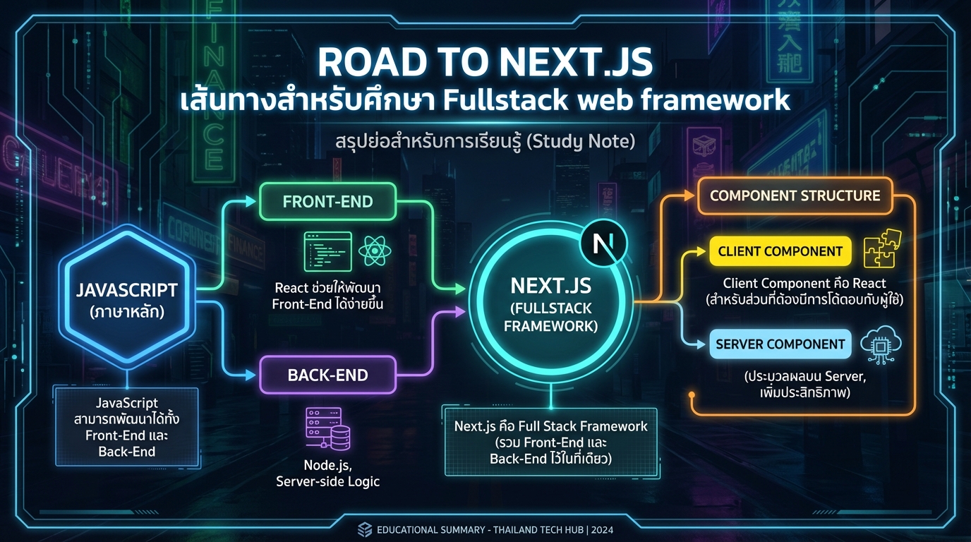 Road to Next.js: เส้นทางสู่การเป็น Fullstack Web Developer