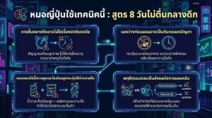 หมอญี่ปุ่นเผยเคล็ดลับ: สูตร 8 วันไม่ตื่นกลางดึก เพื่อการนอนหลับที่ดี