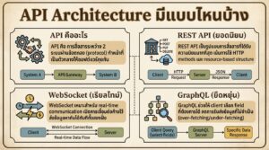 API Architecture มีอะไรบ้าง: รูปแบบ API ยอดนิยมที่คุณต้องรู้