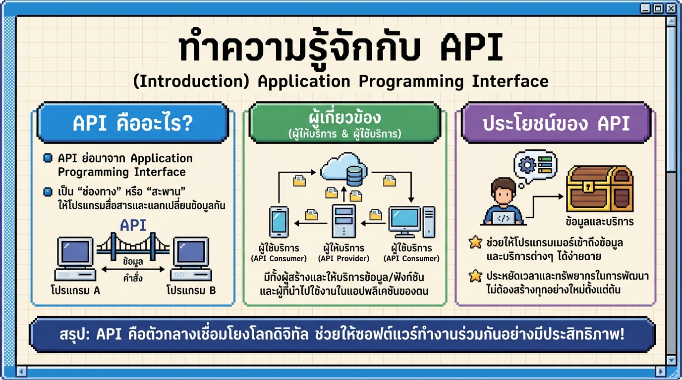 REST API: ทำความรู้จัก API ฉบับสมบูรณ์ (Introduction)