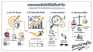 อินโฟกราฟิกสรุปเรื่อง เทรดทองยังไงให้ไม่คืนกำไร | บทเรียนจากสัปดาห์ที่ตลาดวิ่งแรง | แกะกราฟกับกุ๊ก