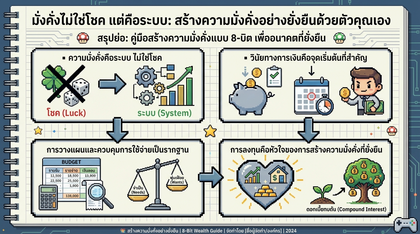 มั่งคั่งไม่ใช่โชค แต่คือระบบ: สร้างความมั่งคั่งยั่งยืน