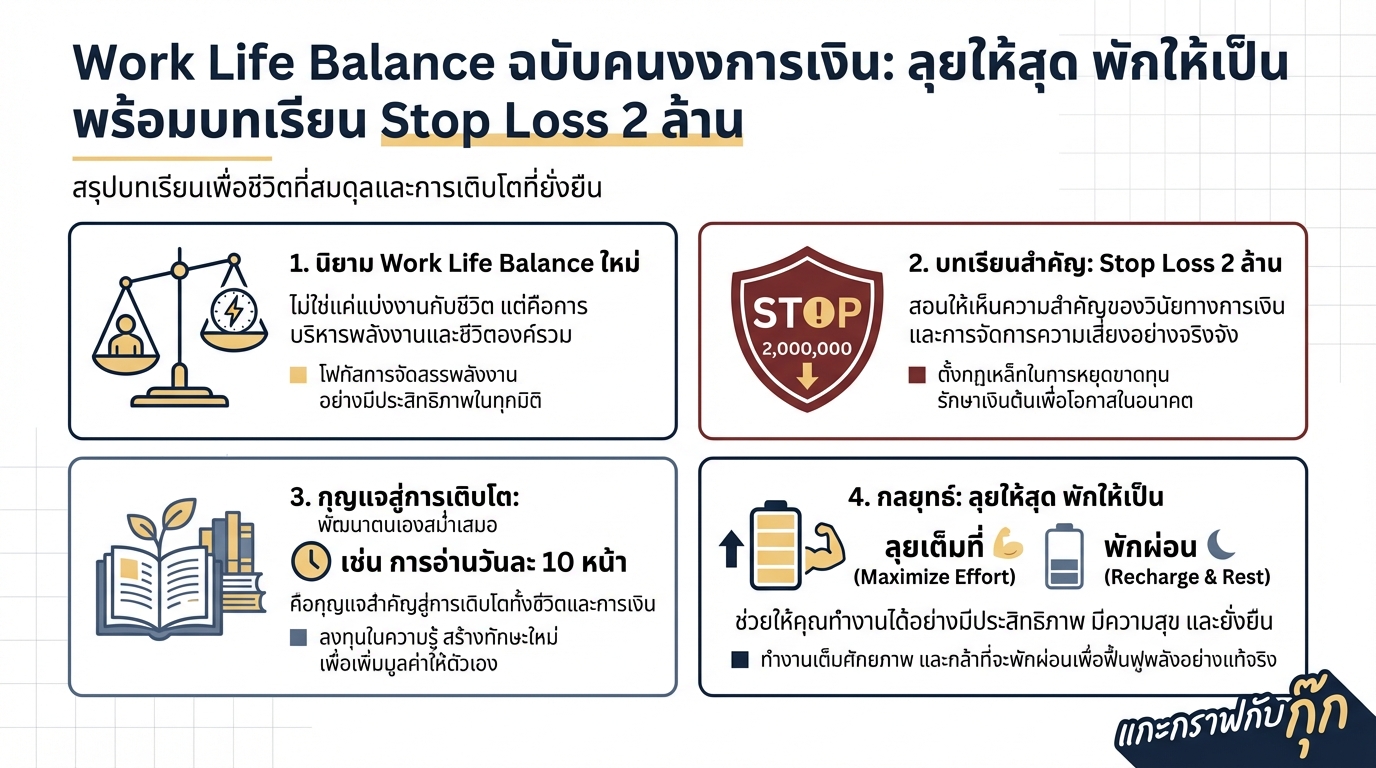 อิสรภาพทางการเงิน: ถอดรหัสการบริหารเวลา, การลงทุน และสุขภาพจิต