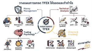อินโฟกราฟิกสรุปเรื่อง วางแผนการเทรด TFEX อยากรอด สิ่งที่ต้องรู้ | แกะกราฟกับกุ๊ก