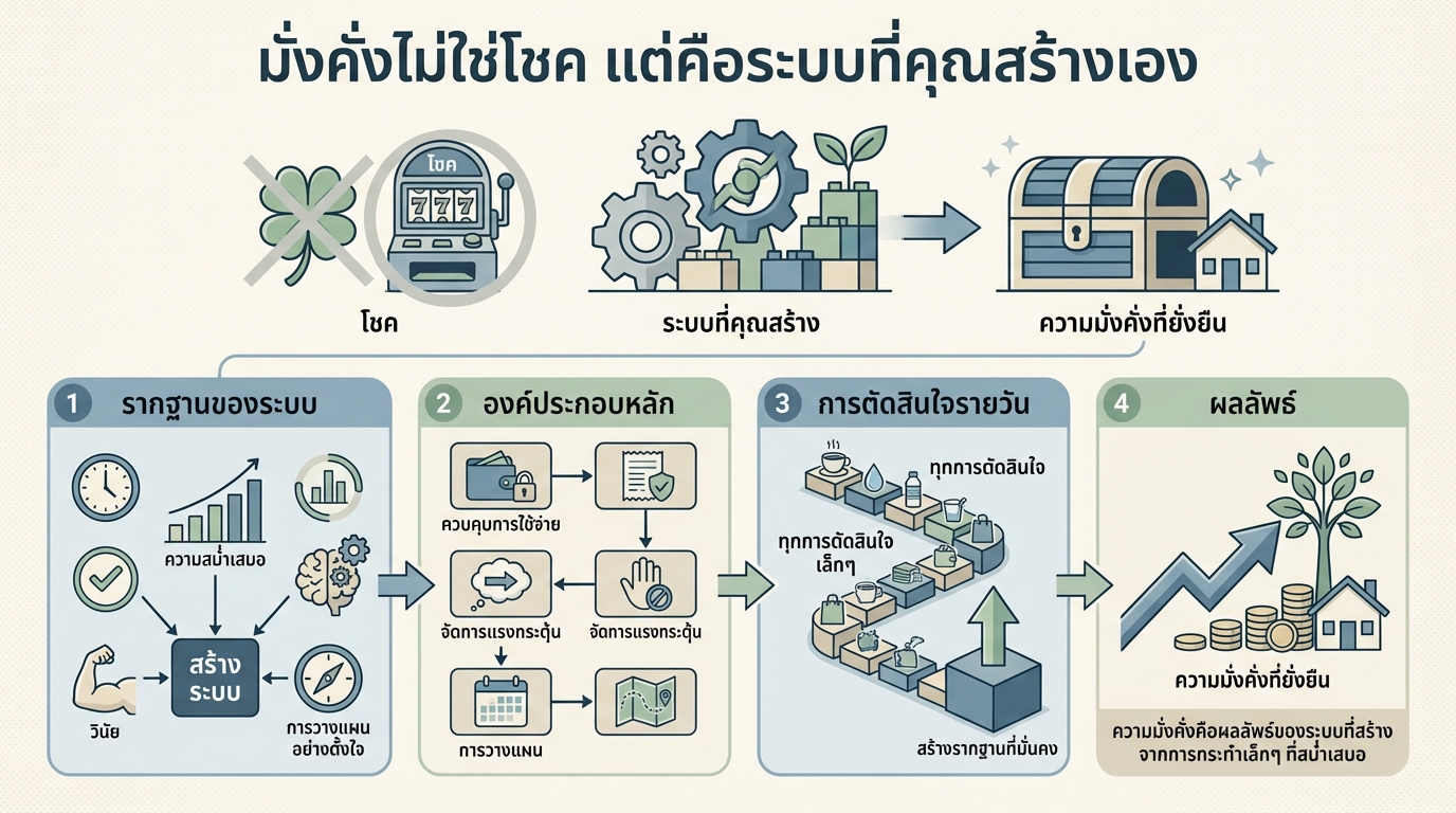 มั่งคั่งไม่ใช่โชค: สร้างระบบการเงินสู่ความยั่งยืน