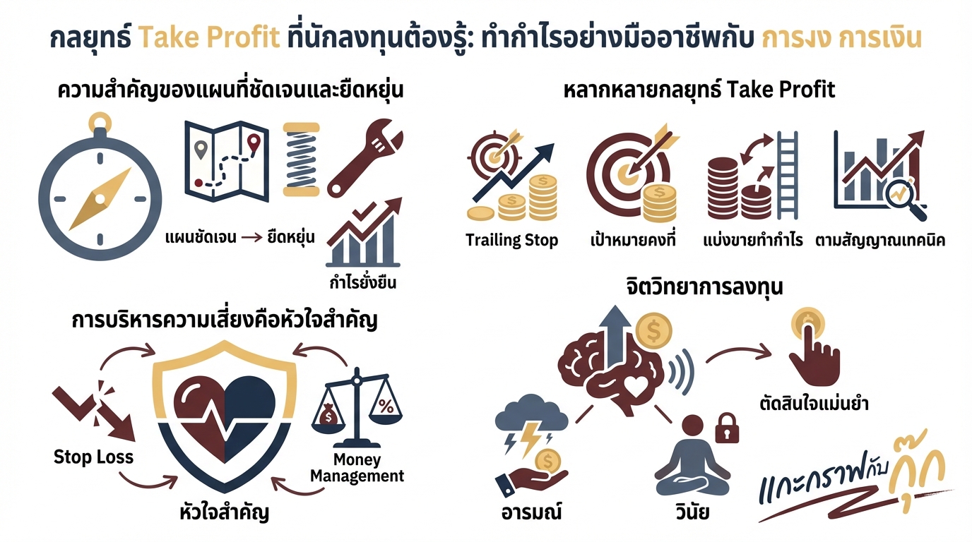 ถอดรหัสจุดทำกำไร: กลยุทธ์บริหารความเสี่ยงและจิตวิทยาการเทรด