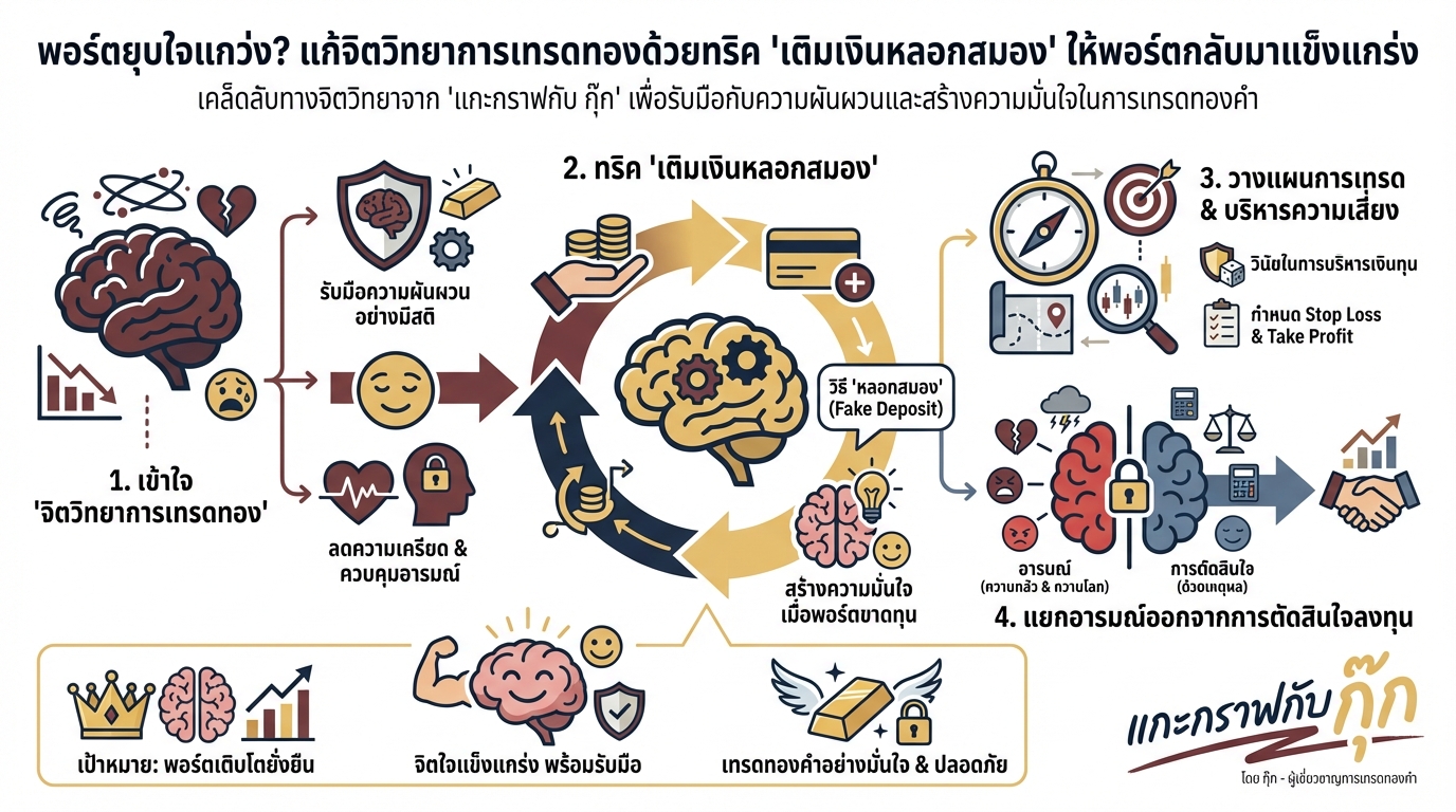 จิตวิทยาการลงทุนทองคำ: พิชิตอารมณ์ สร้างพอร์ตแกร่ง