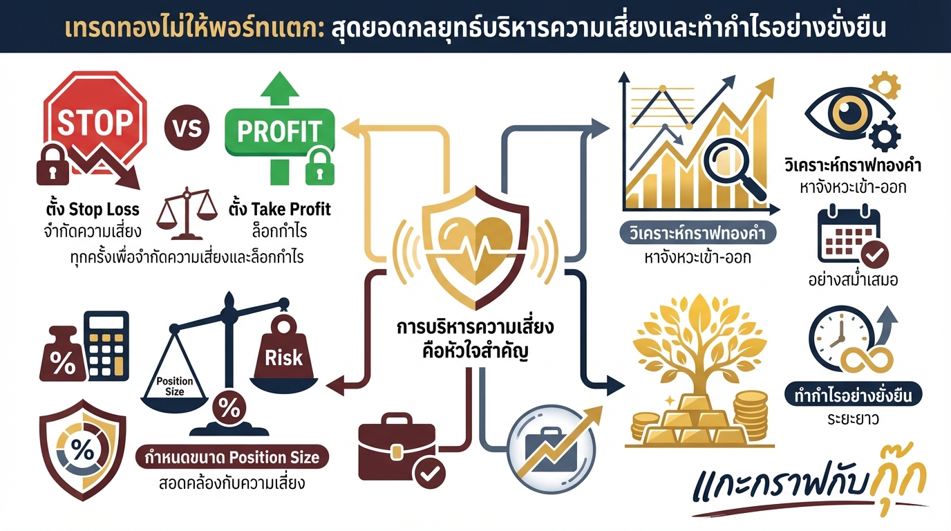 บริหารความเสี่ยงเทรดทอง: กลยุทธ์ทำกำไรอย่างยั่งยืน