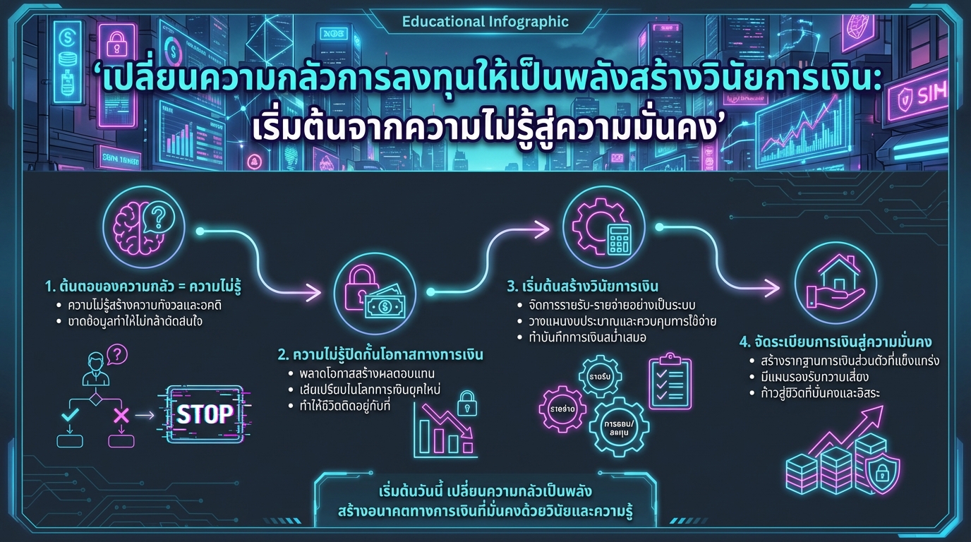 เปลี่ยนความกลัวลงทุนสู่พลังสร้างวินัยการเงิน
