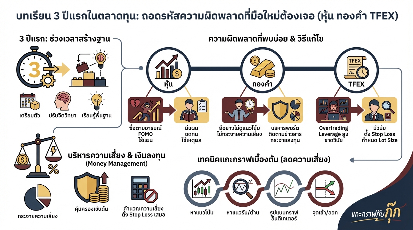 มือใหม่ลงทุน: ถอดบทเรียนจากประสบการณ์ สู่กลยุทธ์ทำกำไร