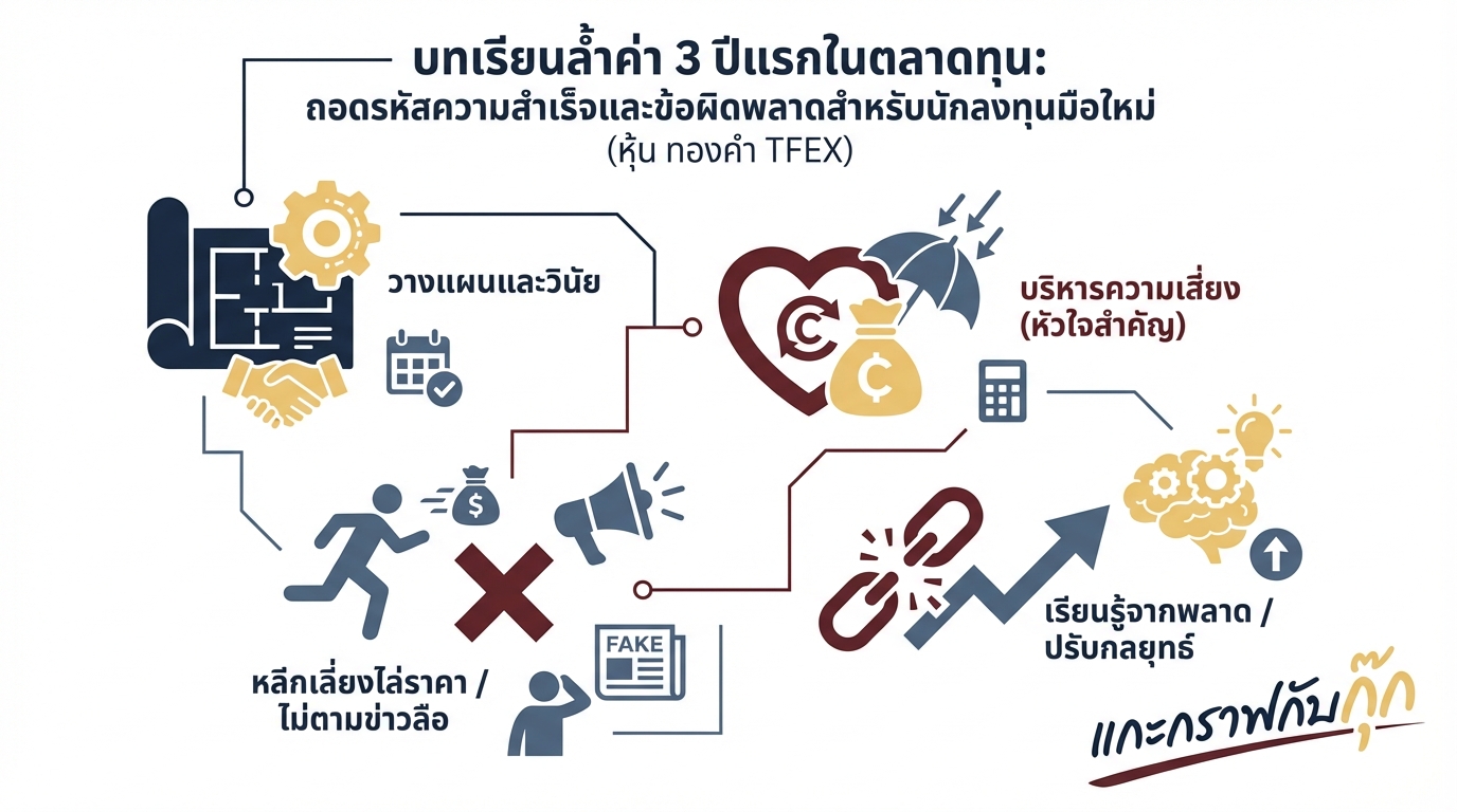 คู่มือลงทุนมือใหม่: จัดพอร์ต ลดความเสี่ยง สร้างผลตอบแทนยั่งยืน